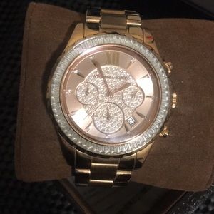 Michael Kors rose gold watch